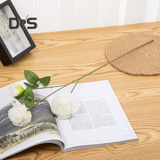 Easy Care Fake Flower Green Leaves Attractive Wedding Bouquet Artificial Peony Flower