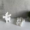 Christmas Elk Candle Molds Elk Shape Silicones Molds for Making Candle Soap