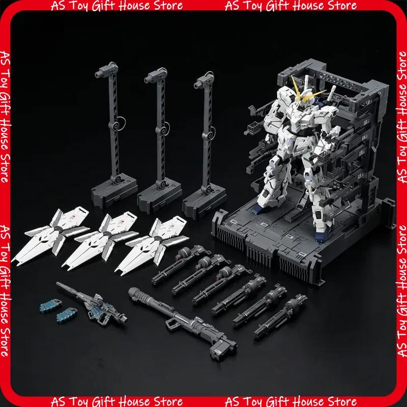 1100 Supa Mgex Unicorn Restored Version Full Set With Led Unit Shield Cage Assembly Model Kit Action Figure Puzzle Toy Gift
