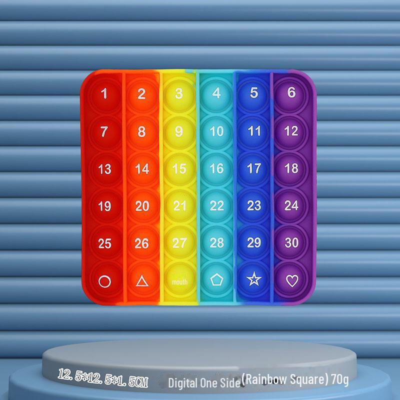 12cm Rainbow Music Children's Educational Toys: Letters, Numbers, Pinyin, Math, Rat Pioneer