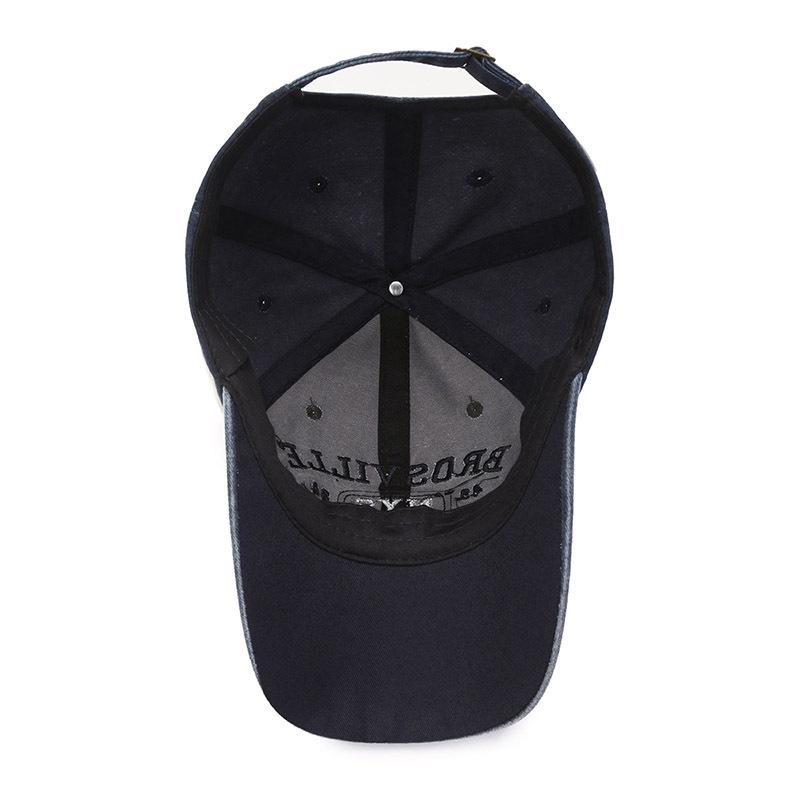Distressed Vintage Trucker / Baseball Cap Cotton Men Women Adjustable Denim Hat