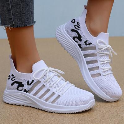 Shoes Women's New Little White Shoes Mesh Breathable Sneakers One Pedal Fashion Versatile Casual Shoes