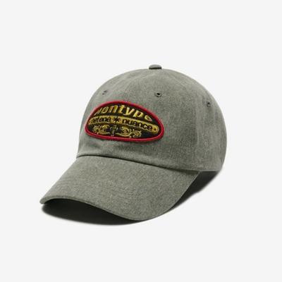 NONTYPE Crest Washed Ball Cap (Khaki)