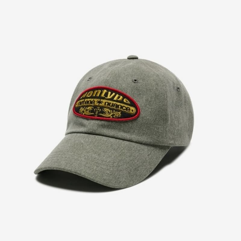 

NONTYPE Crest Washed Ball Cap (Khaki) KH2 (khaki)