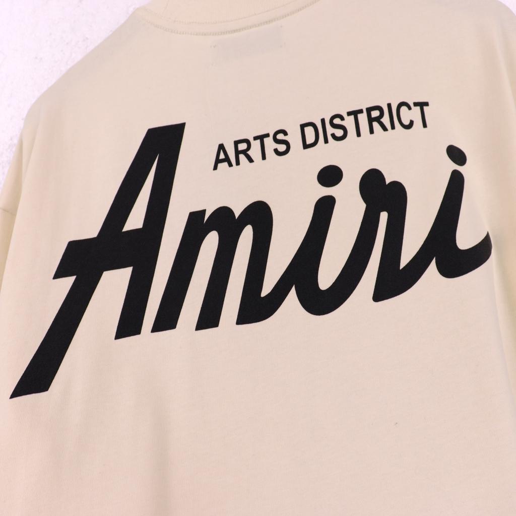 2237 Amiri 2025 Summer New Men's and Women's Loose High Quality Cotton Plus Size T-shirt Couple T-Shirt