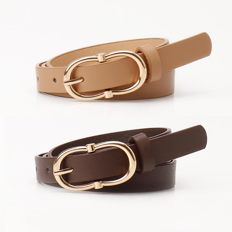 New Simple and Versatile Women's Belt, Fashionable Commuting Casual Style Belt, Women's Decorative Jeans Belt