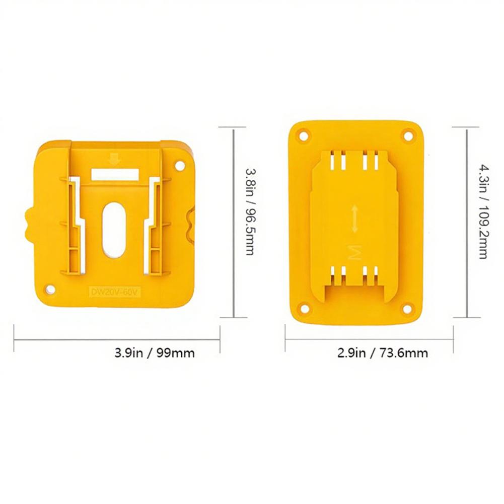 Gelbe Akku-Werkzeughalter Montierbare Werkzeughalter Für Garage Akku 10er-Pack Einfache Installation Perfekt Für Garagen