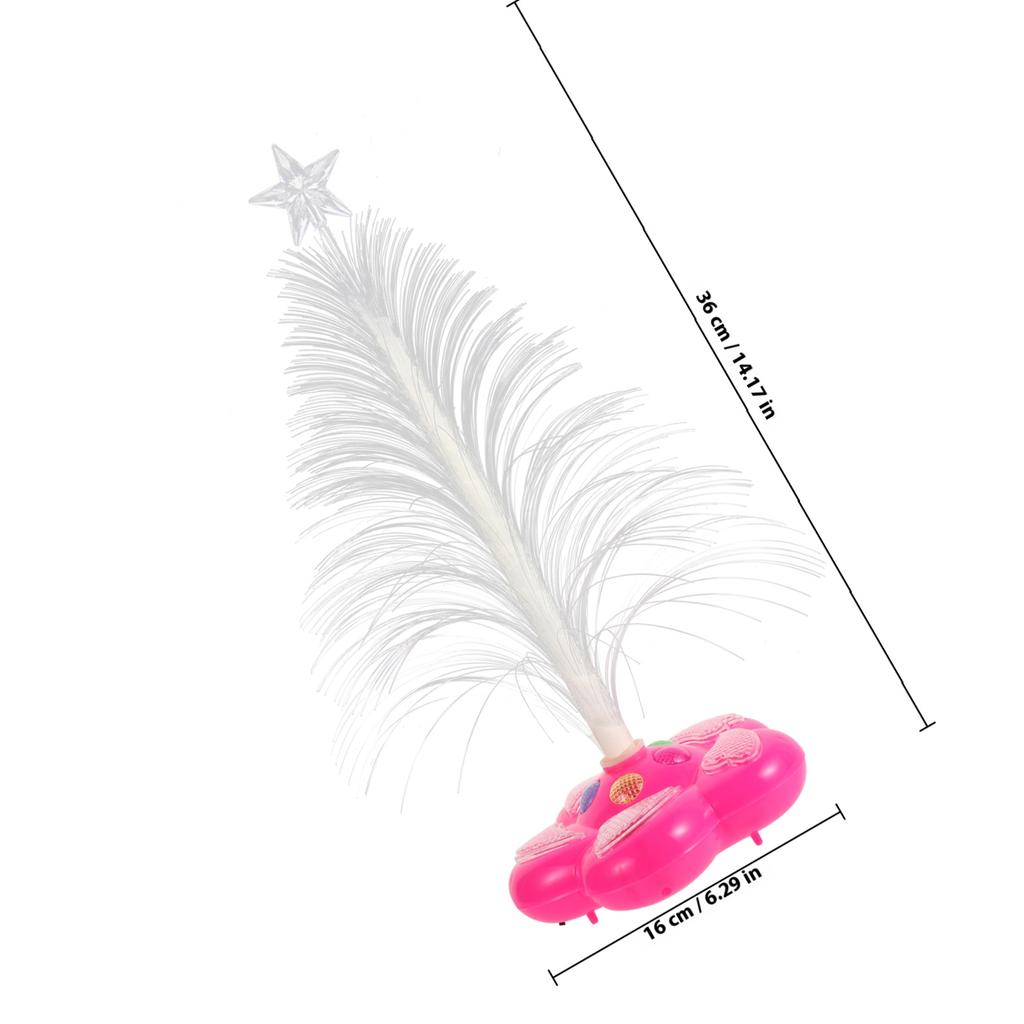 Flashing Christmas Tree Led Fiber Optic Light Colorful Night Lamp For Home Bedroom Party Decoration Random Color No
