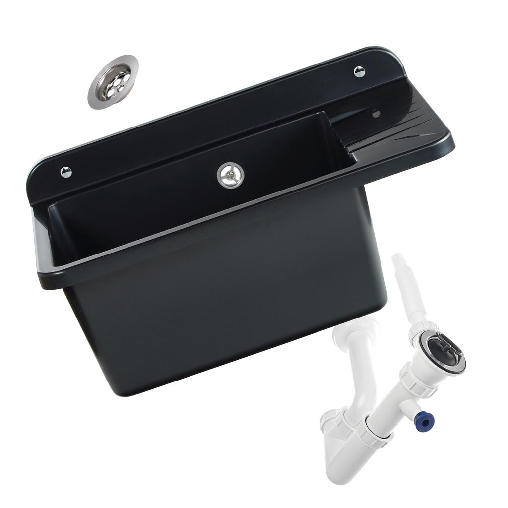 KADAX Spülbecken Gospo, schwarz