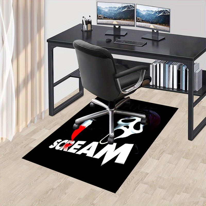 Scream, Ghostface, Knife Office Carpet Soft Polyester Entrance Carpet Washable Non slip Machine Wash