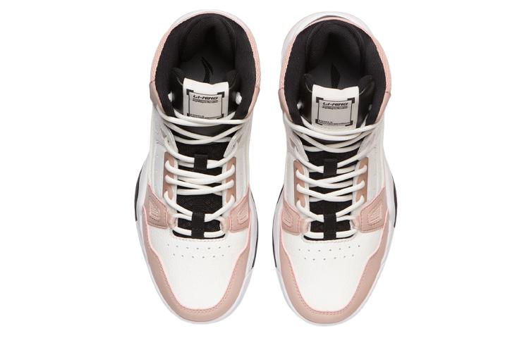 Li Ning Comfortable Cushioning Slip Resistant Abrasion Resistant Breathable Lightweight High top AGBR084-2