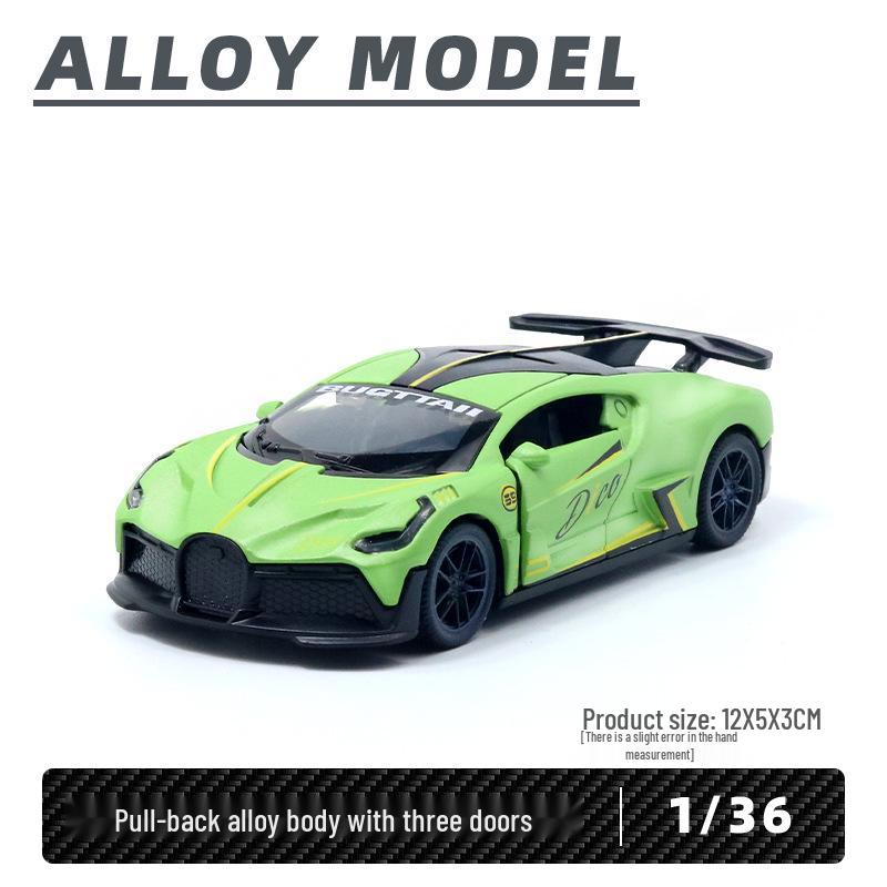 Bagged Alloy Model Sporting Car Ornament - Boys' Toy Gift
