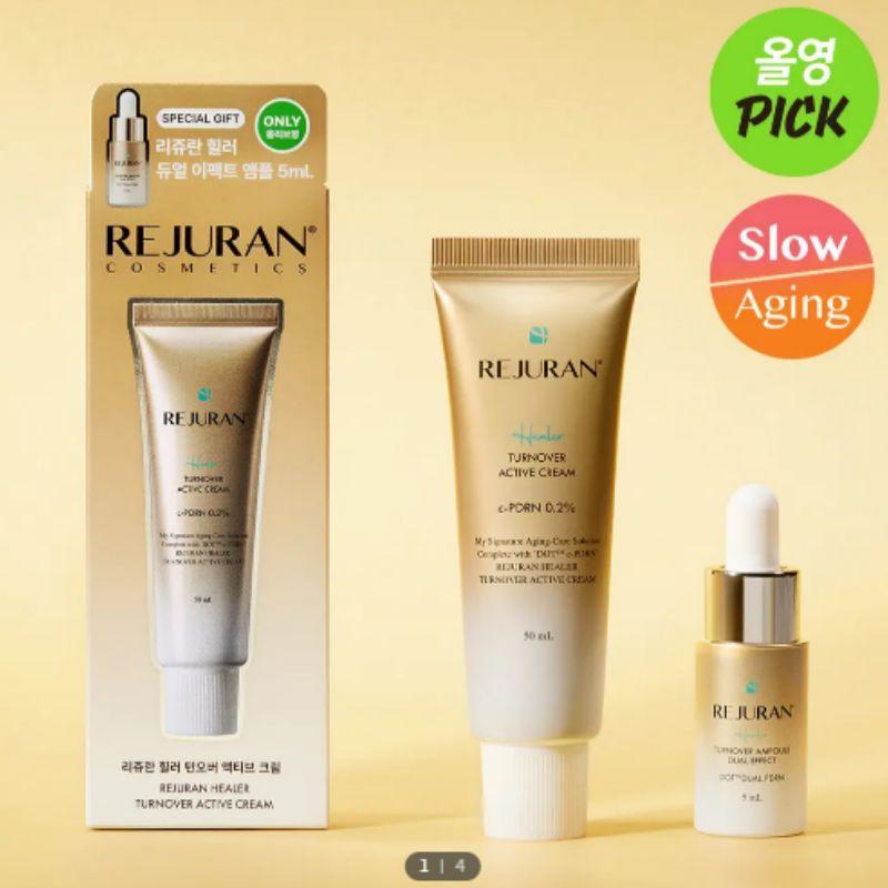 Rejuran Healer Turnover Active Cream 50ml + 3ml Set