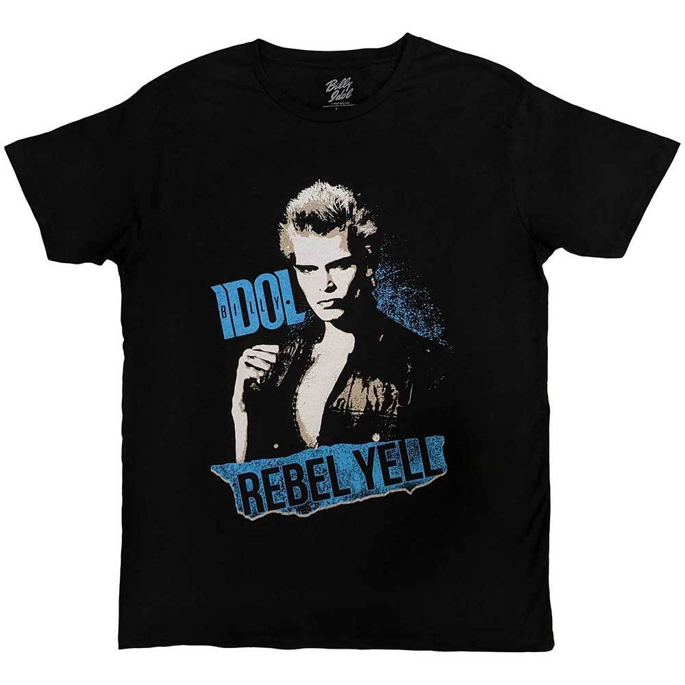 

Billy Idol Rebel Yell Blue T-Shirt Black New Unisex T-Shirt L