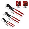 Wellvie Classy Water Pump Quick Push Plumbing with Pliers Wrench Pliers, 3-Piece Set, 180mm, 240mm, 300mm, Release, Button, Adjustable, Tool, Case,