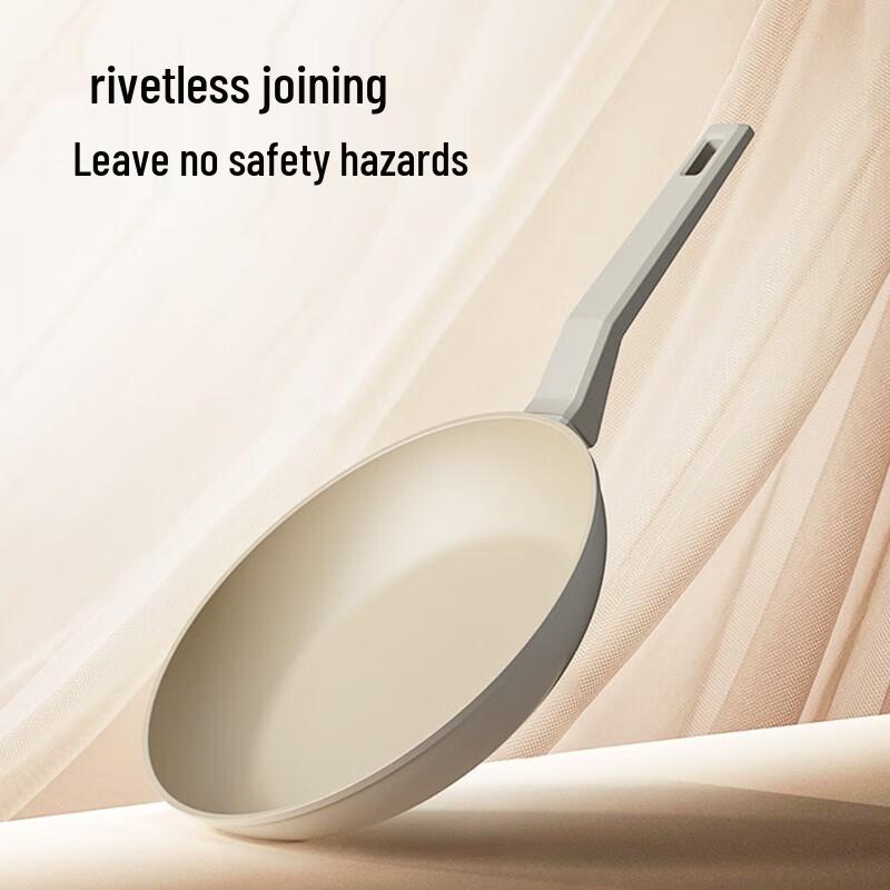 Dibolong 24cm Zircon White Non-Stick Frying Pan