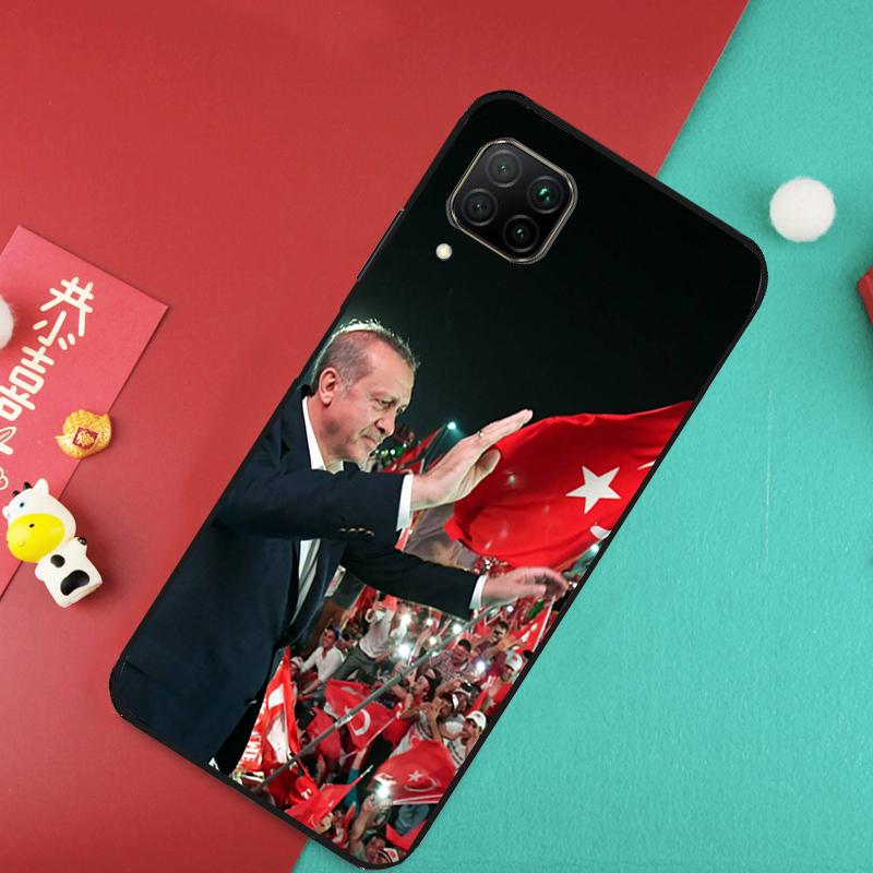 President Turkiet Recep Tayyip Erdogan För Huawei Nova 11 Pro 9 10 SE 7i 8i 11i 12i Y73 Y72 Y61 Y91 Y90 Y70 Y60 P30 P40 Lite Fodral