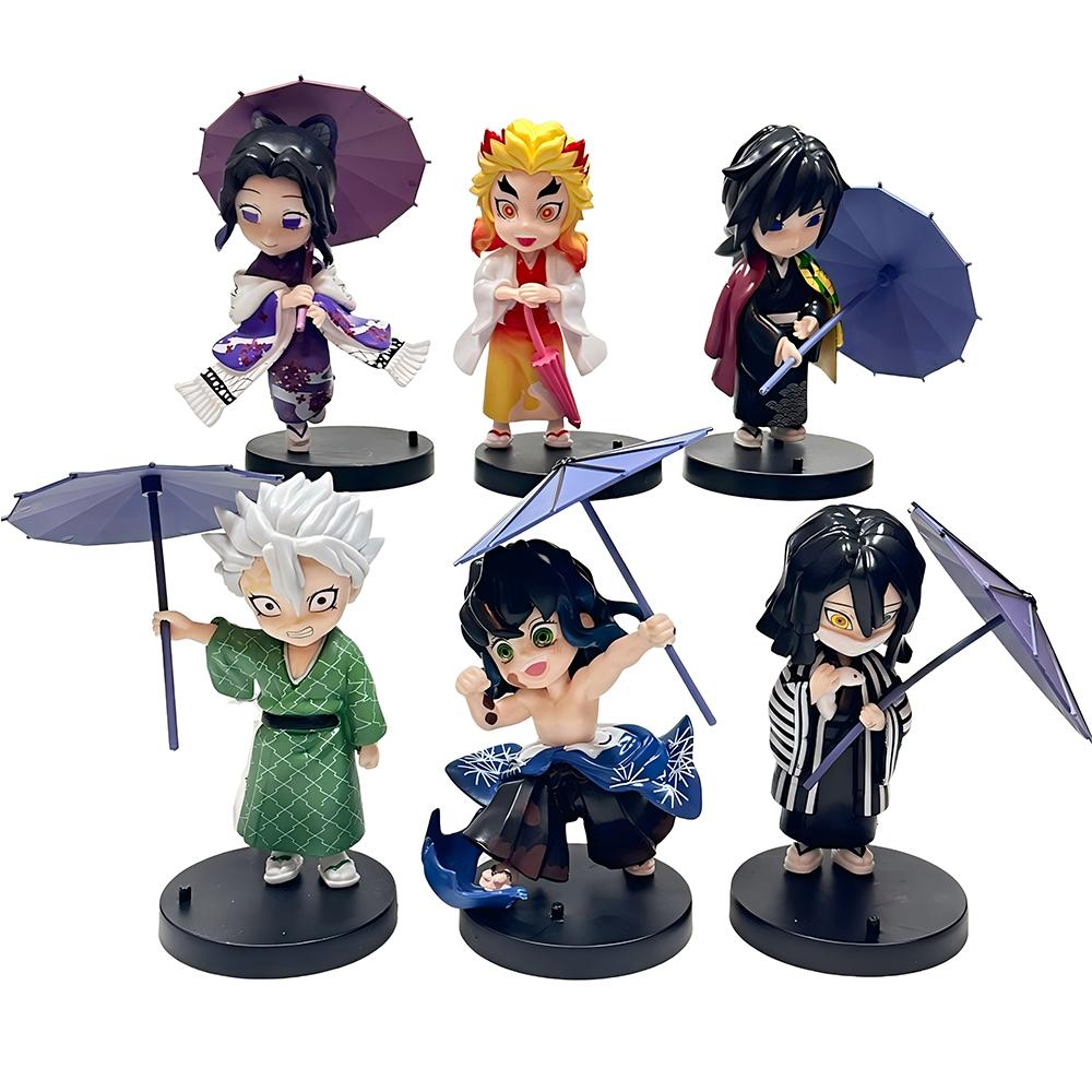 Kimetsu no Yaiba Plum Rain Season  Random Figures Anime Collection Model Toy for Home Office Decoration