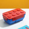 Creative Sealed Lunch Box Color Building Blocks Bento Box For Children's Student Portable Outdoor Picnic Fruit Salad Box
