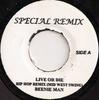 7inch Record BEENIE MAN  Live Or Die  Hip Hop Remix Mid We NONE Special Remix Jamaica Reggae Ska  Dub Used