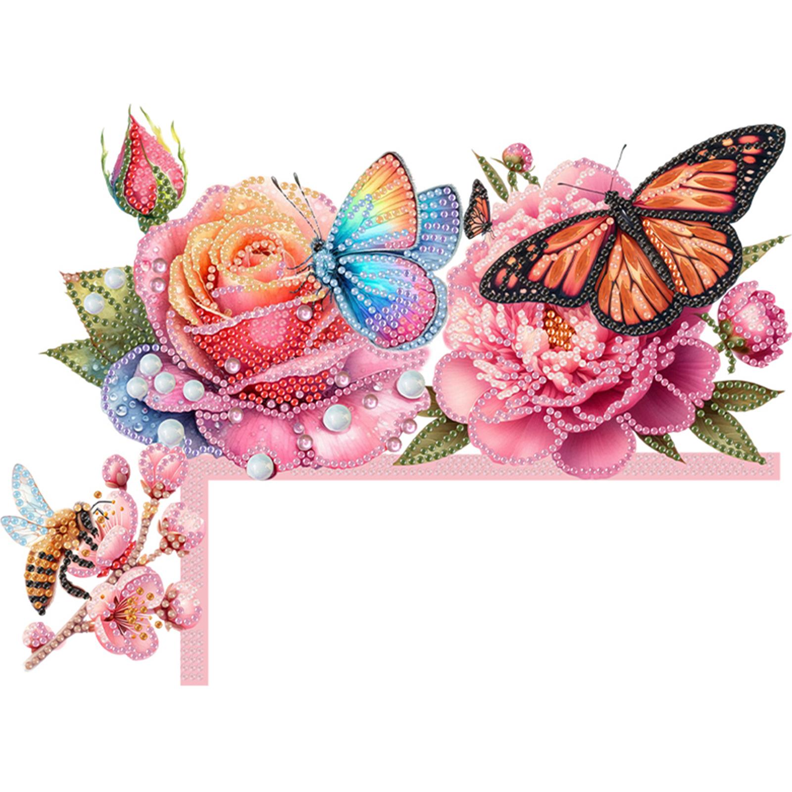 

2D Flat Animal Pattern Handmade Holiday Decorations Door Corner Decor 5D Diamond Painting Art Kit for Indoor Outdoor Wall