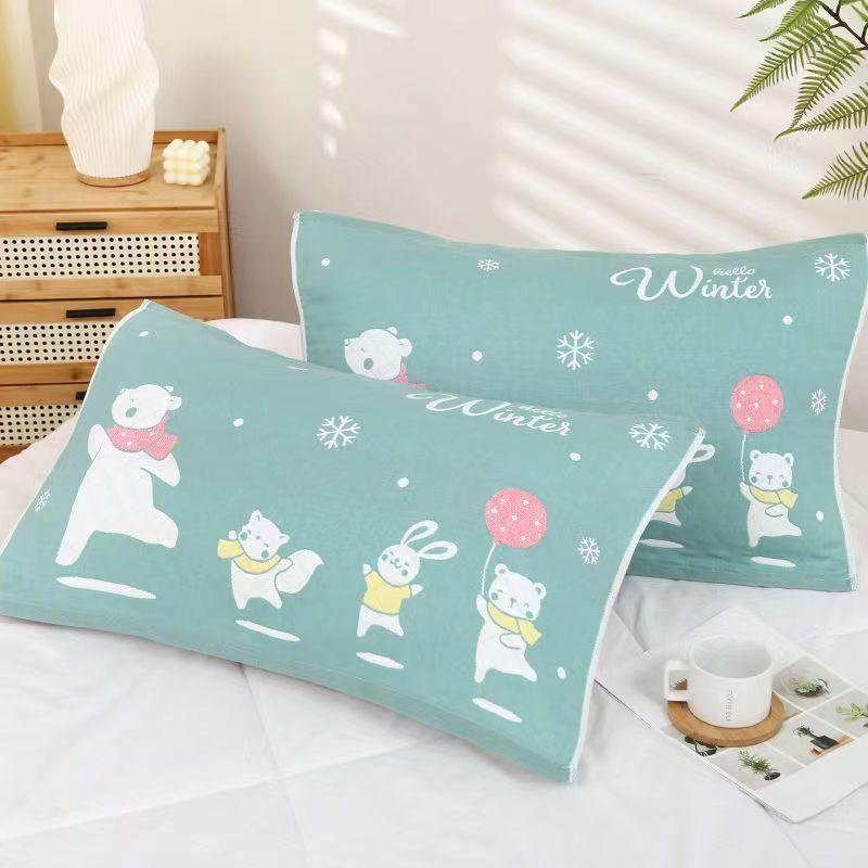 

Подушка Рушники Бавовна Парна упаковка Три шари Марля Дорослий Подушка Рушник Доросла дитина