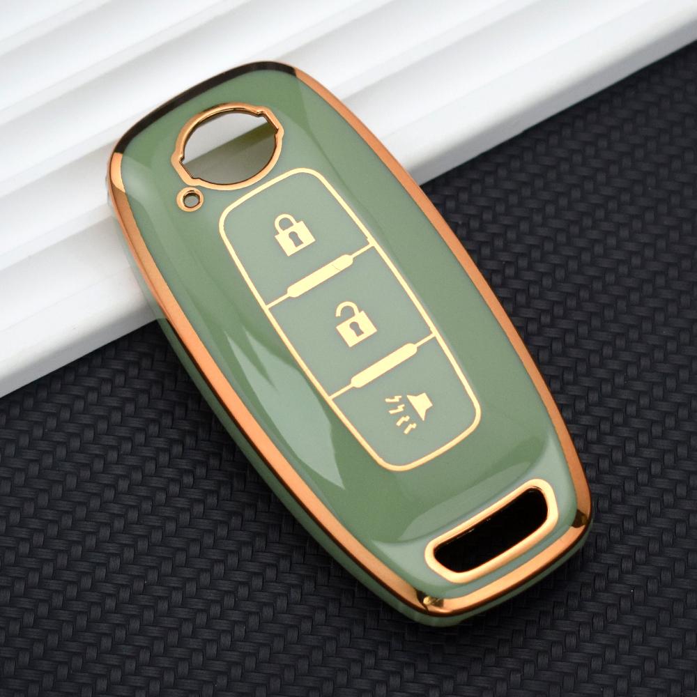TPU Car Key Case Cover Holder Shell for Nissan Leaf Juke Micra Qashqai J11 X-Trail T32 Tiida Pathfinder Versa Note Patrol Fob