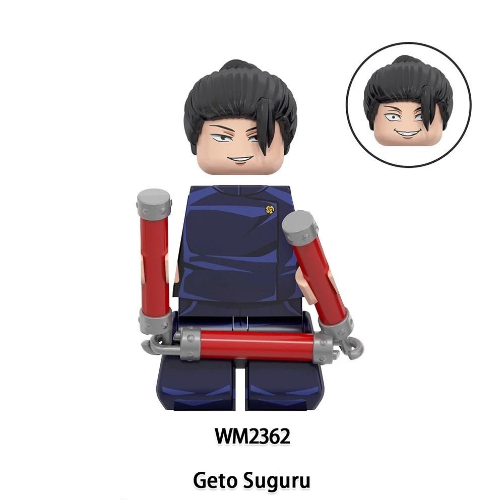 Jujutsu Kaisen Anime Cartoon Gojo Satoru Itadori Yuj Fushiguro Megumi Okkostu Yuta Building Blocks Mini Action Figures Kids Toy
