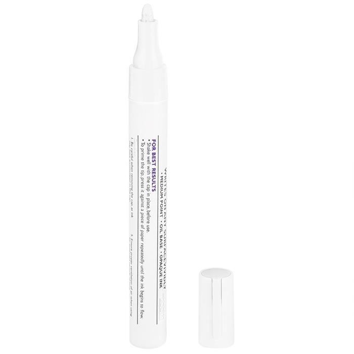 Garosa Lackstift für Autoreifen Weiß