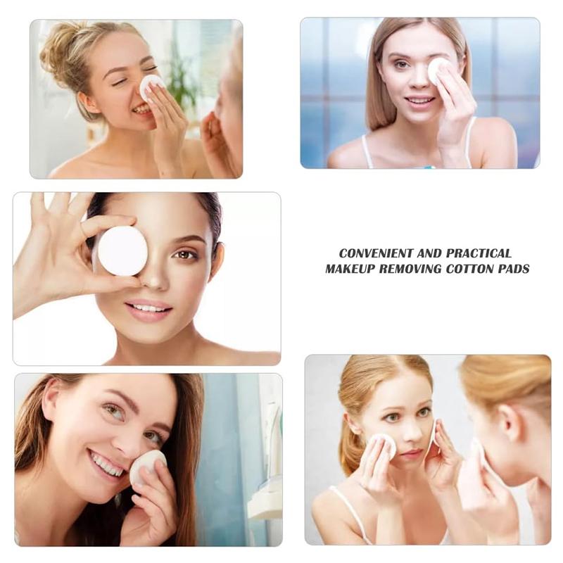

100 шт./уп. Косметические ватные диски для макияжа, Салфетки, Подушечки для очистки ногтей для нейл-арта, Мягкие ежедневные принадлежности, Ватные диски для лица, Инструмент для снятия макияжа