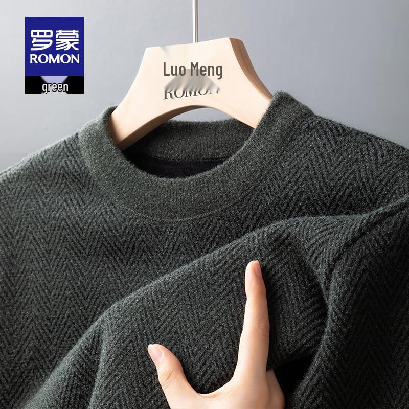 Romon Men s Crew Neck Winter Knit Sweater 3XL