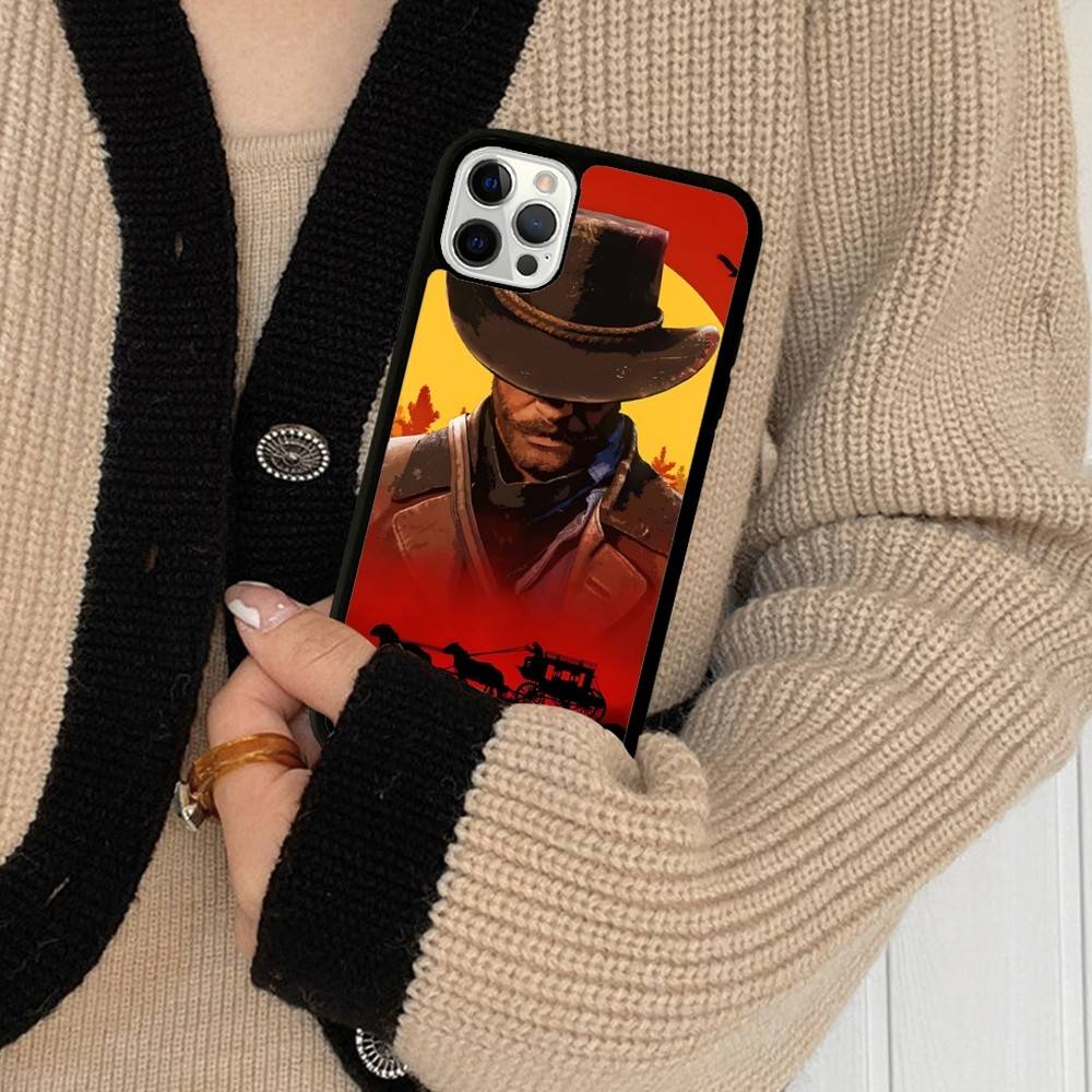 Game Red Dead R-Redemption Phone Case For IPhone 17 16 Pro Max Air 13 12 Mini 14 15 Plus 11 PC+TPU Back Cover