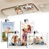 2/4/8 Stück Auto-Bildhalter, Acryl-Magnetischer Personalisierter Foto-Halter Autozubehör Auto-Foto-Halter Auto-Sonnenblenden-Clip, Personalisierter Auto-Bilderrahmen