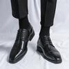 Cheap Large Size 22 Spring and Autumn Business Dress Leather Shoes Size British Casual Groom Shoes