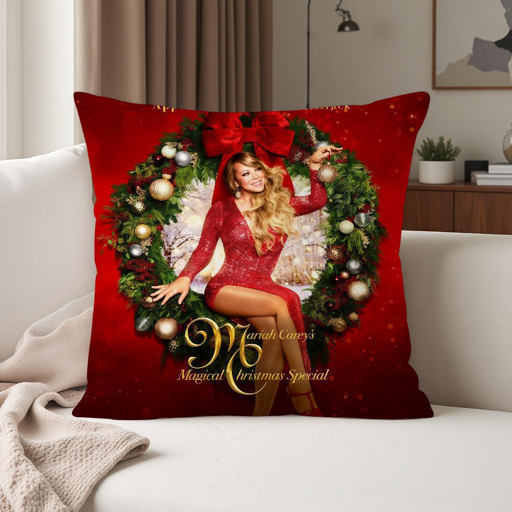 Singer Mariah Carey Rainbow Here For It All Pillow Case Suitable For Bedrooms Living Rooms Cars Home Decoration