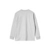 Carhartt WIP Letter Logo Embroidered Loose Fit Solid Color Long Sleeve T-Shirt Men Tops I029955-482-XX