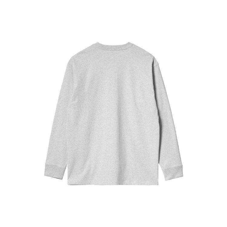 Carhartt WIP Letter Logo Embroidered Loose Fit Solid Color Long Sleeve T-Shirt Men Tops I029955-482-XX