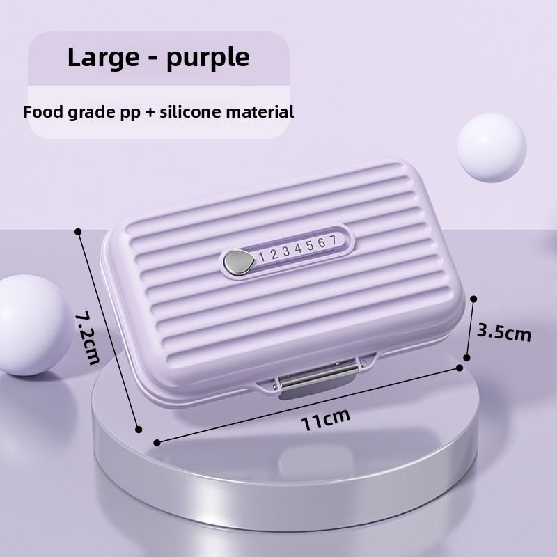 

7-дневный органайзер для таблеток Портативная ежедневная коробка для лекарств с герметичным отделением Легкий в использовании и большой вместимости