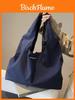 Nylon Tote Bag With Letter Print For Casual Daily Use Large Capacity Shoulder Bag