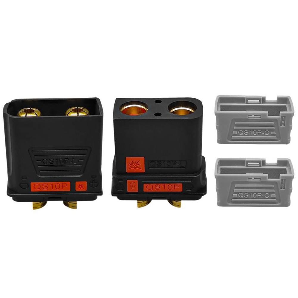 210A QS10 Series Battery Connector Anti-Ignition Electric Vehicle Battery Terminal 4-10AWG Male Female Power Charging Plug