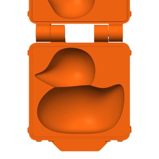 1/2/3Pcs Snow Duck Mold Maker Kids Mini Snowball Mold One-Hand Press Portable Small Snow Duck Toy