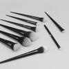 Pointed Tail 9-Piece Makeup Brush Set with Fiber Bristles