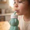Milk And Honey Bear Straw Cup, Silicone, 8 Oz.