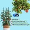 Tomatenstäbe und -stützen 36-teilige erweiterbare Kletter-Verbindungsclips Spalierstäbe Stangen Tomatenstütze für den Garten