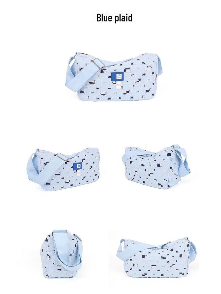 Módní dámská plátěná taška roku 2025: Sladký nový jarní styl s širokým ramenním popruhem