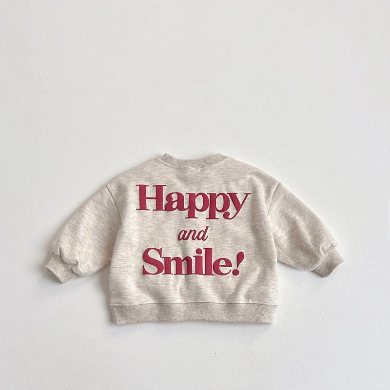 

Korean Style Kids Letter Print Cotton Hoodie - Trendy Autumn/Winter Casual Outfit 110 cm бежевий