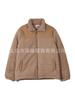 Splicing stand-up collar winter new loose thickened warm trend loose trendy brand imitation fur top