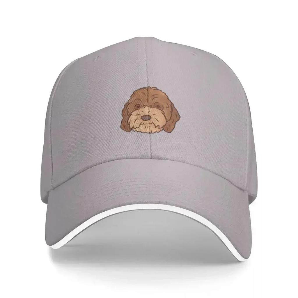 labradoodle face illustration Baseball Cap Hood dad hat Womens Beach Outlet Unisexs