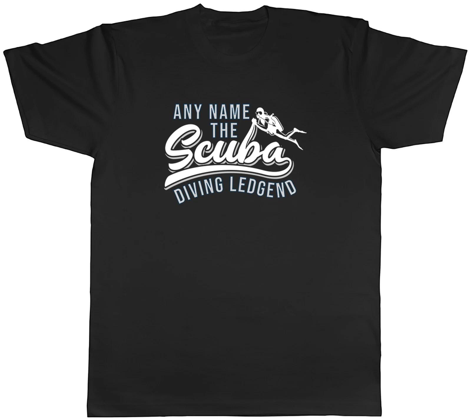 Personalised Any Name The Scuba Diving Legend Mens T-Shirt Tee Gift Top M