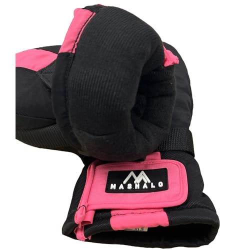 MASHALO Snow Gloves MSG-725 PINK WOMENS M